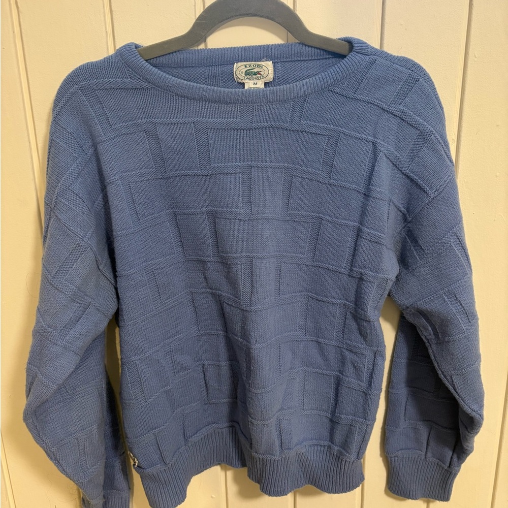 Vintage Lacoste Crewneck Sweater in Blue